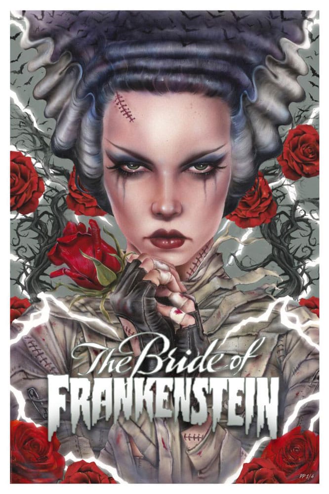 La novia de Frankenstein Litografia Bride Afterlife by Brian M. Viveros 61 x 41 cm - sin marco Frikytopia