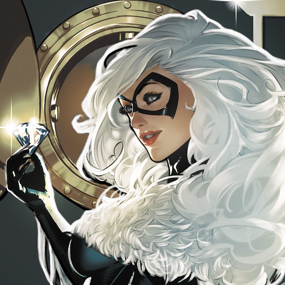 The Amazing Spider-Man Litografia Cosmic Black Cat 61 x 41 cm - sin marco