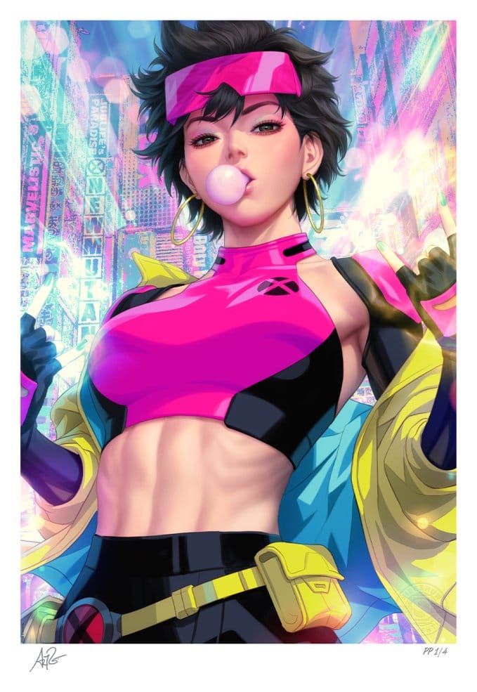 X-Men Marvel Litografia Jubilee 46 x 61 cm - sin marco Frikytopia