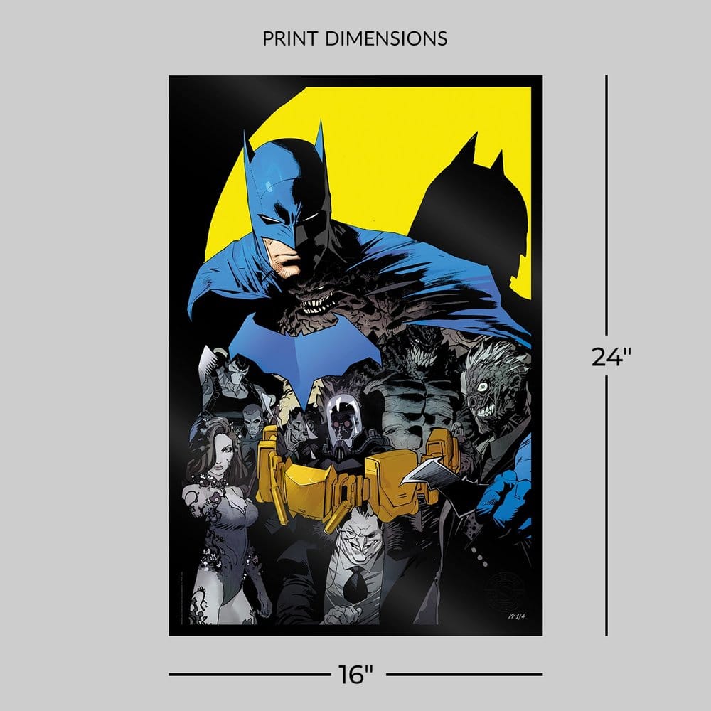 DC Comics Litografia Batman #1 (High-Gloss Black Edition) 41 x 61 cm - sin marco