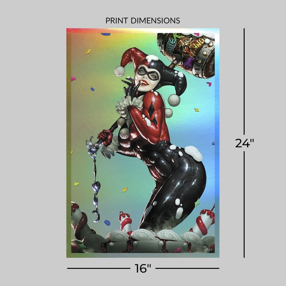 DC Comics Litografia Harley Quinn (Exclusive Edition) 41 x 61 cm - sin marco