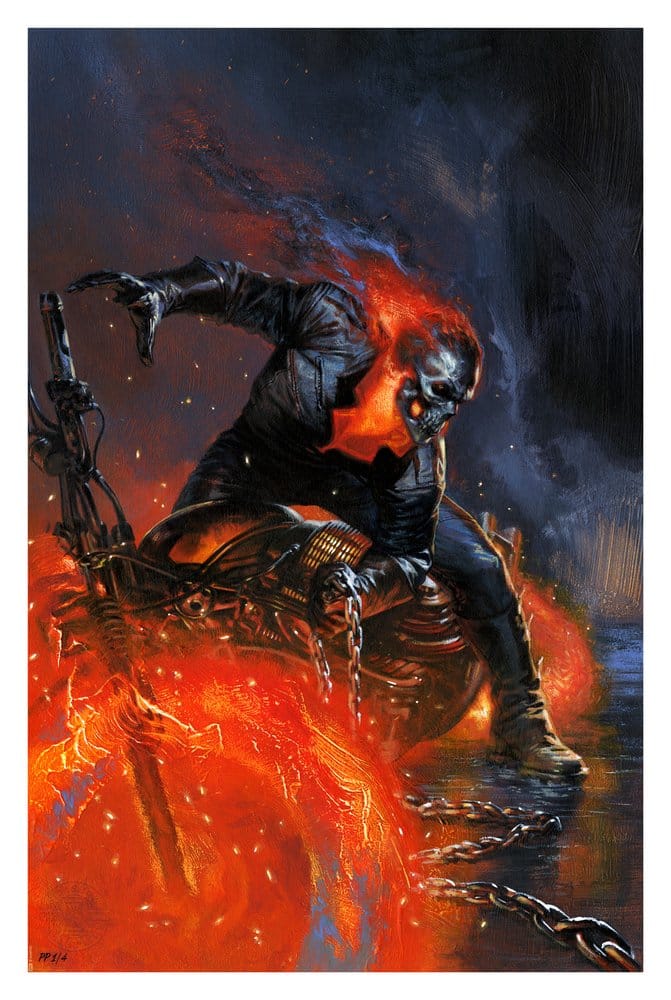 Marvel Litografia Ghost Rider 41 x 61 cm - sin marco