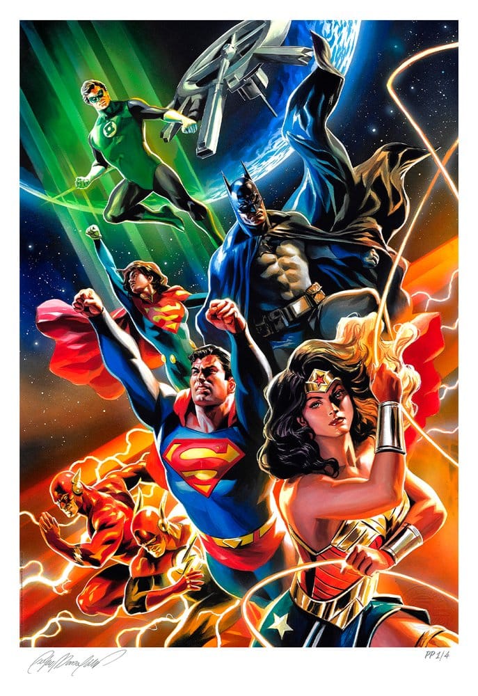 DC Comics Litografia Justice League Unlimited 46 x 61 cm - sin marco