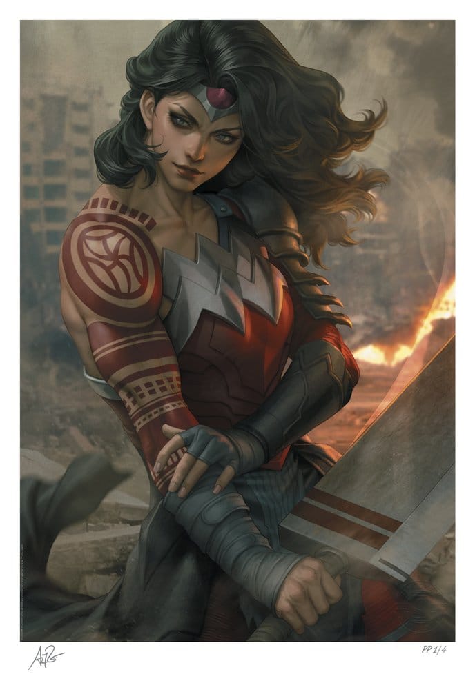 DC Comics Litografia Absolute Wonder Woman 46 x 61 cm - sin marco