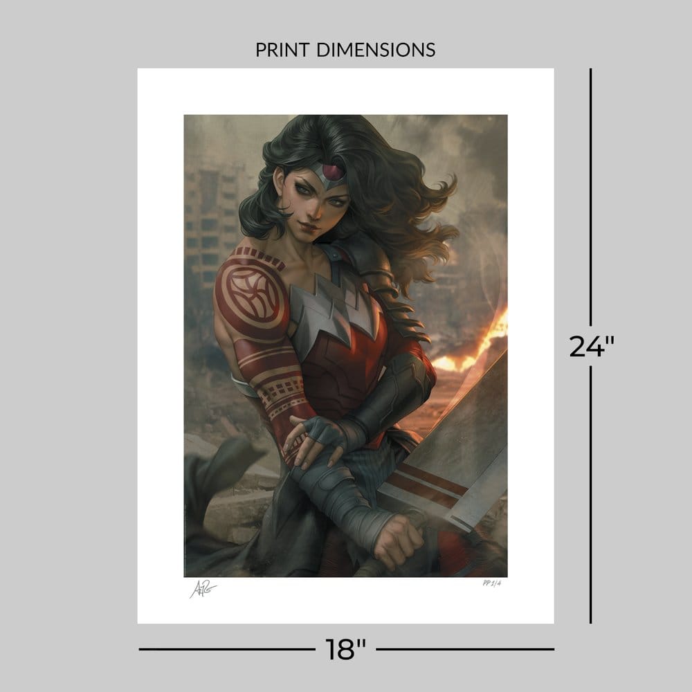 DC Comics Litografia Absolute Wonder Woman 46 x 61 cm - sin marco