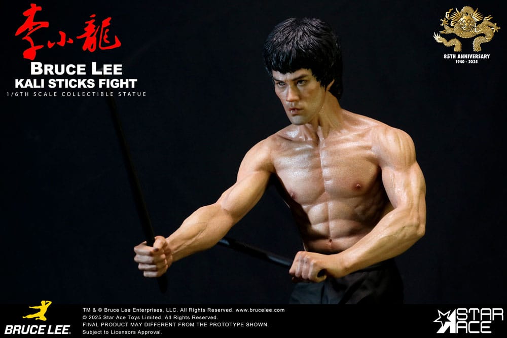 BRUCE LEE KALI STICKS FIGHT NORMAL BASEMENT VER. Estatua
