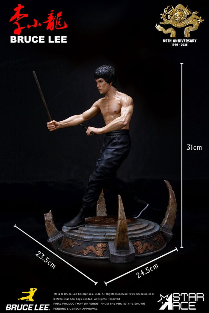 BRUCE LEE KALI STICKS FIGHT NORMAL BASEMENT VER. Estatua