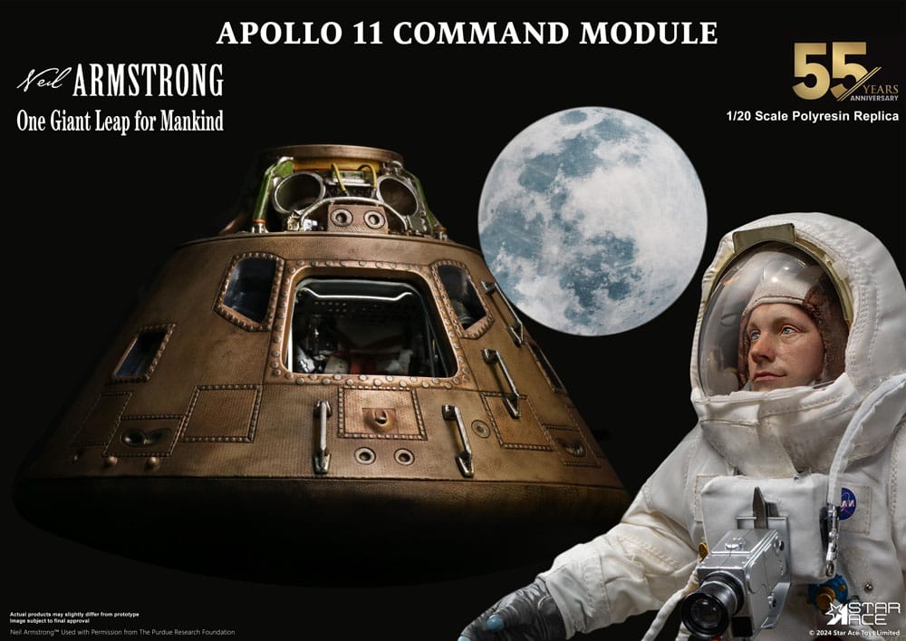 Apollo 11 Réplica 1/20 Command Module (DX) 20 cm