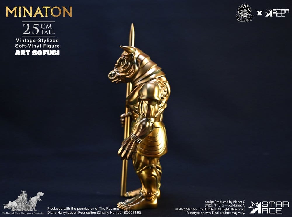 Ray Harryhausen Estatua Soft Vinyl Minaton Vintage-Style 25 cm