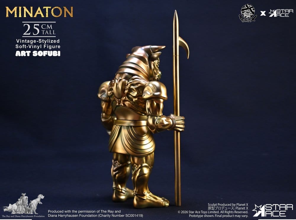 Ray Harryhausen Estatua Soft Vinyl Minaton Vintage-Style 25 cm