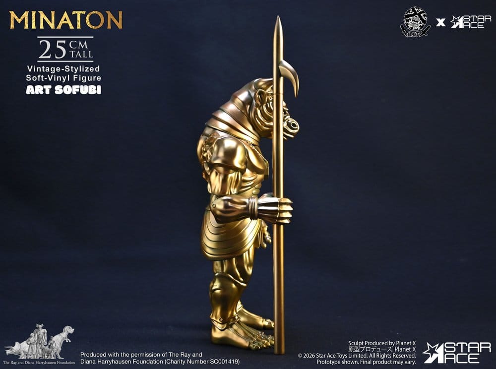 Ray Harryhausen Estatua Soft Vinyl Minaton Vintage-Style 25 cm