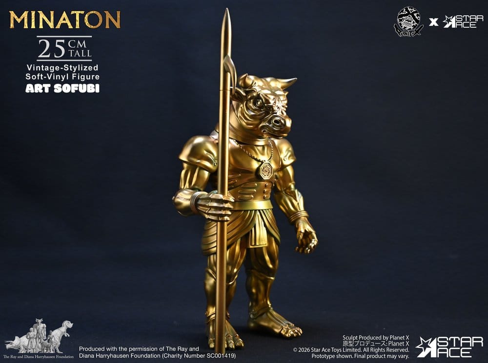 Ray Harryhausen Estatua Soft Vinyl Minaton Vintage-Style 25 cm