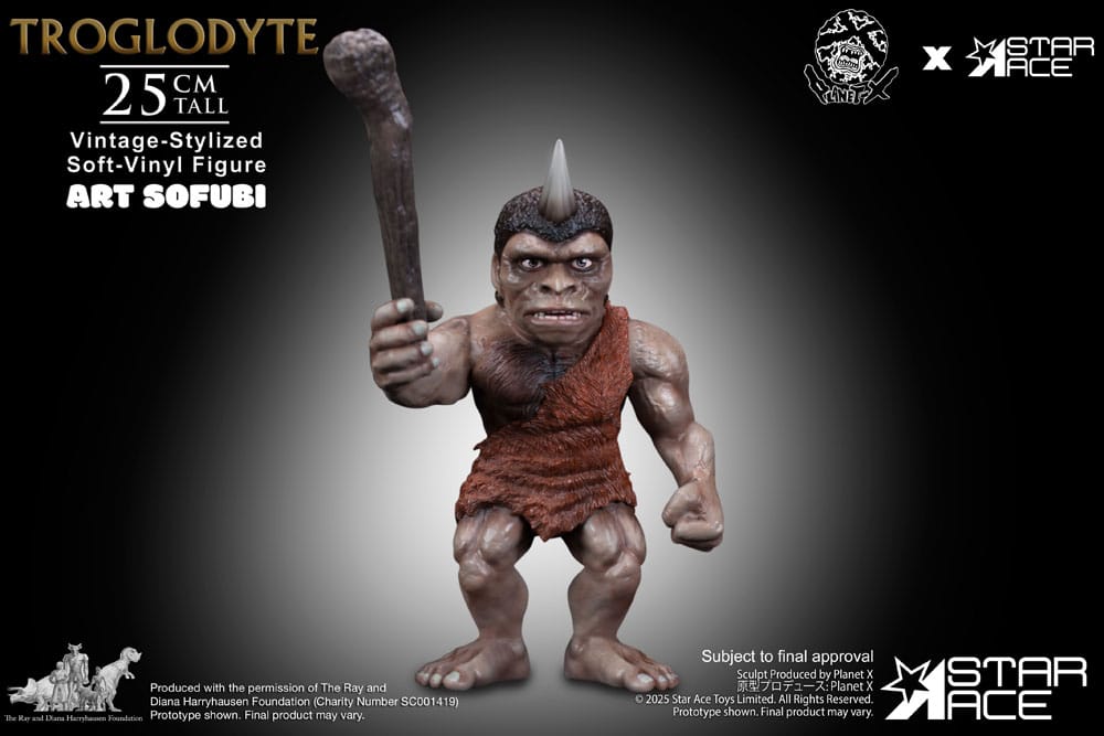 Ray Harryhausen Estatua Soft Vinyl Troglodyte (Vintage-Style) 25 cm
