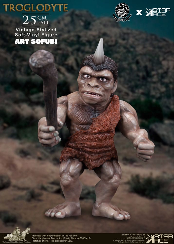 Ray Harryhausen Estatua Soft Vinyl Troglodyte (Vintage-Style) 25 cm