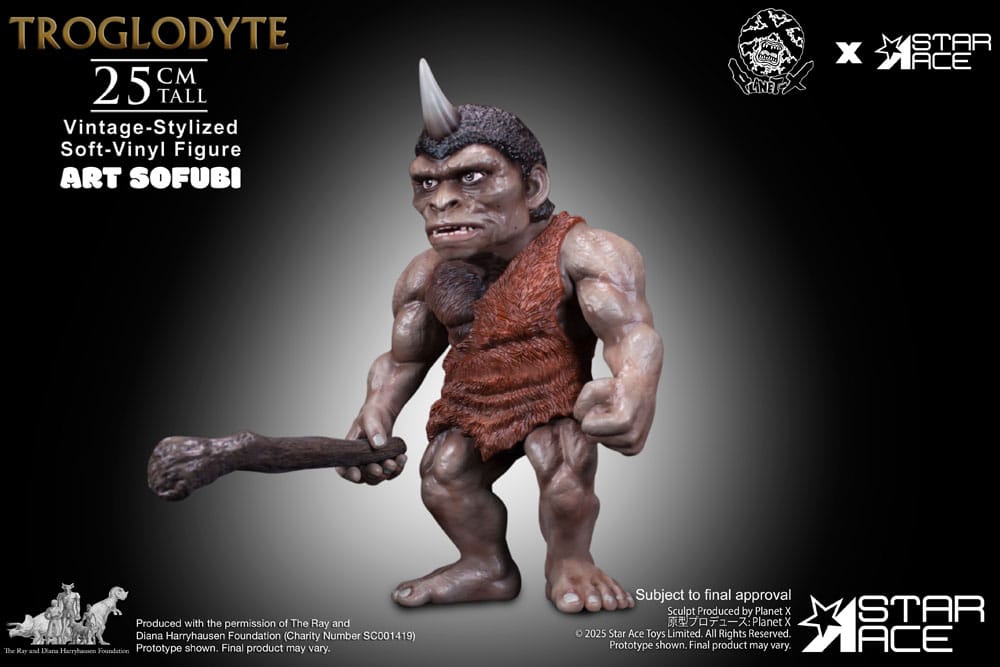 Ray Harryhausen Estatua Soft Vinyl Troglodyte (Vintage-Style) 25 cm