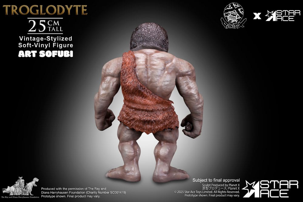 Ray Harryhausen Estatua Soft Vinyl Troglodyte (Vintage-Style) 25 cm