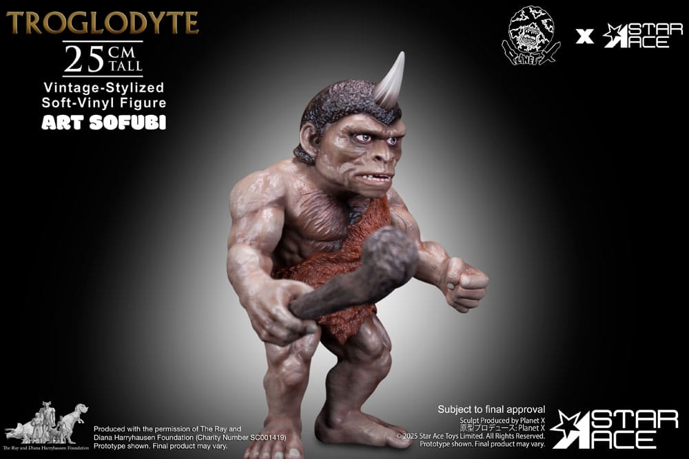 Ray Harryhausen Estatua Soft Vinyl Troglodyte (Vintage-Style) 25 cm