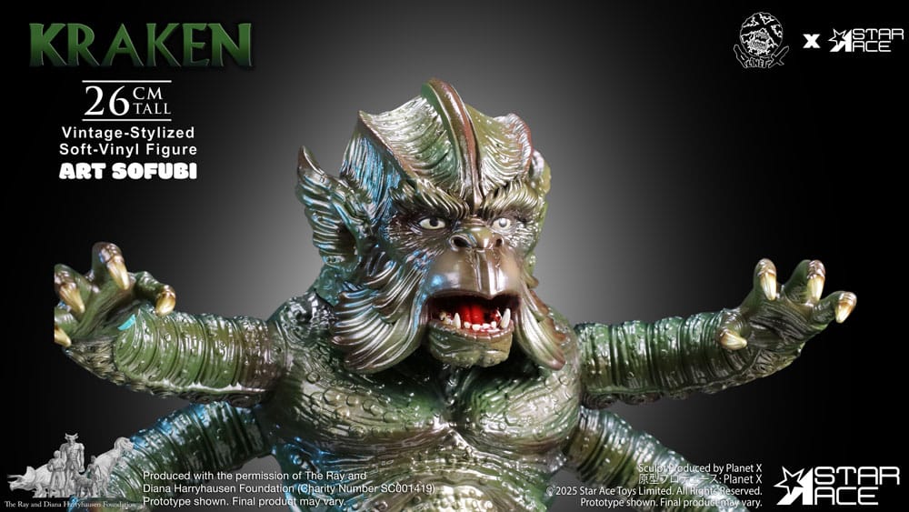 Ray Harryhausen's Estatua Soft Vinyl The Kraken Vintage Style 25 cm