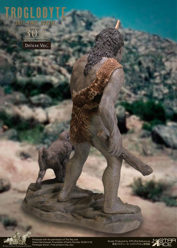 Ray Harryhausen's Estatua Soft Vinyl Troglodyte Deluxe Version 30 cm