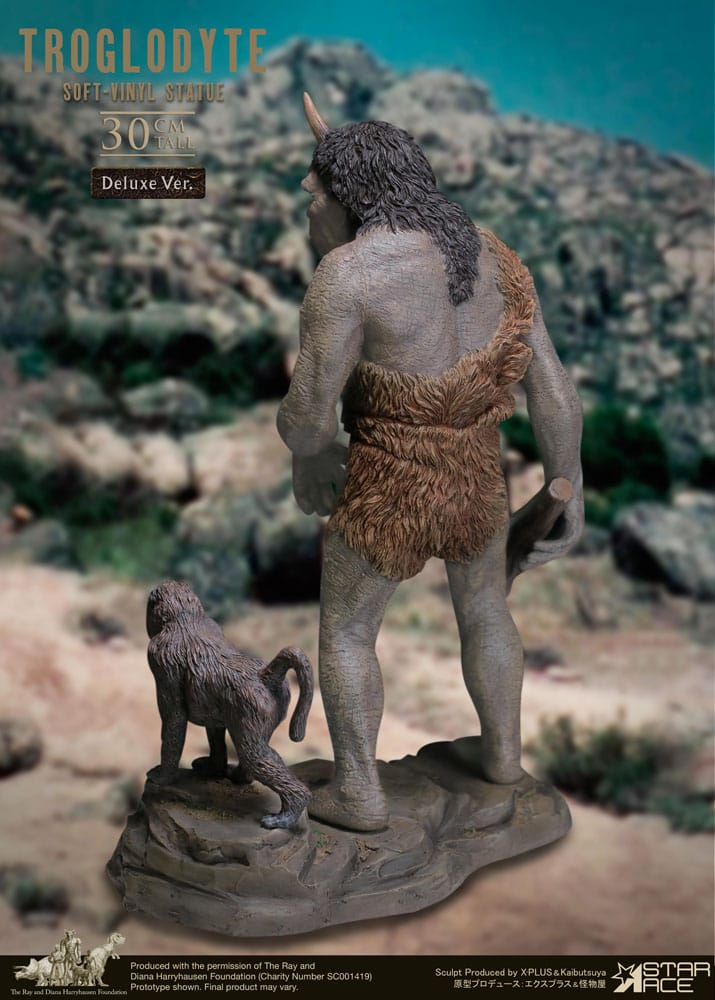 Ray Harryhausen's Estatua Soft Vinyl Troglodyte Deluxe Version 30 cm