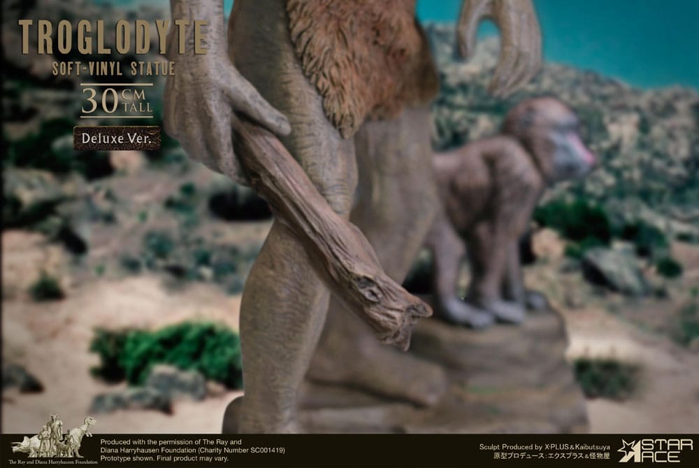 Ray Harryhausen's Estatua Soft Vinyl Troglodyte Deluxe Version 30 cm