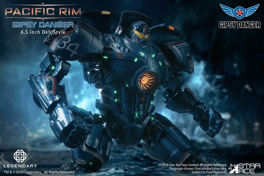 Pacific Rim DefoStyle Figura Gipsy Danger DX 17 cm