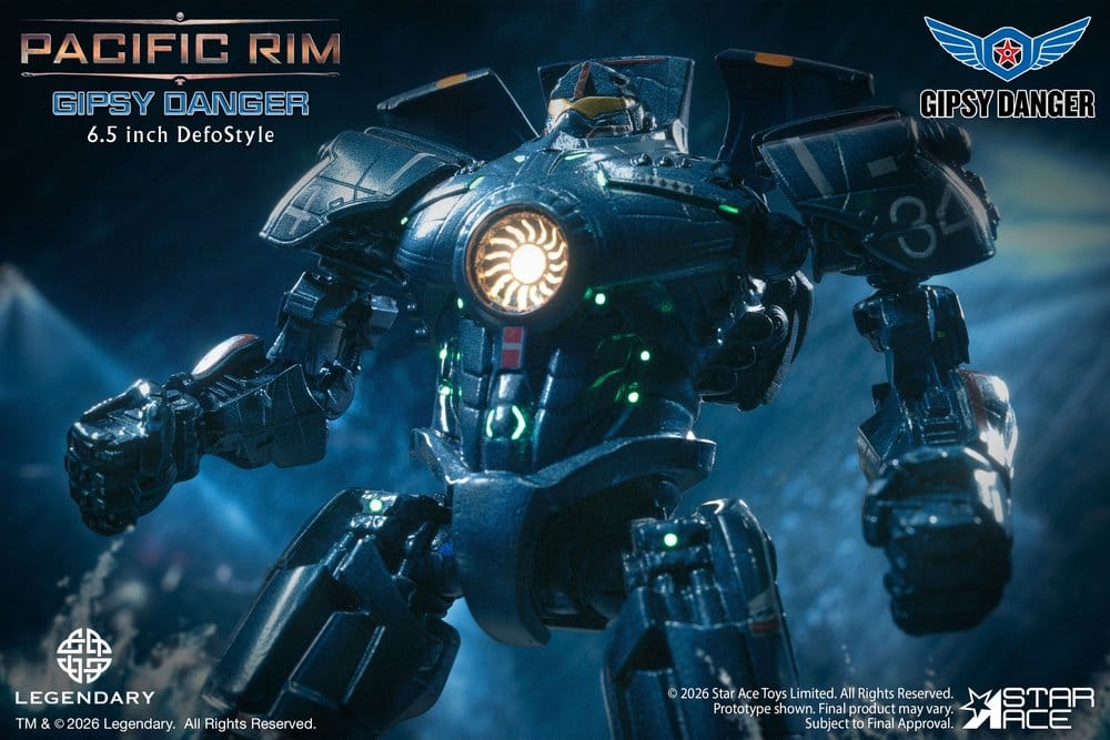 Pacific Rim DefoStyle Figura Gipsy Danger DX 17 cm
