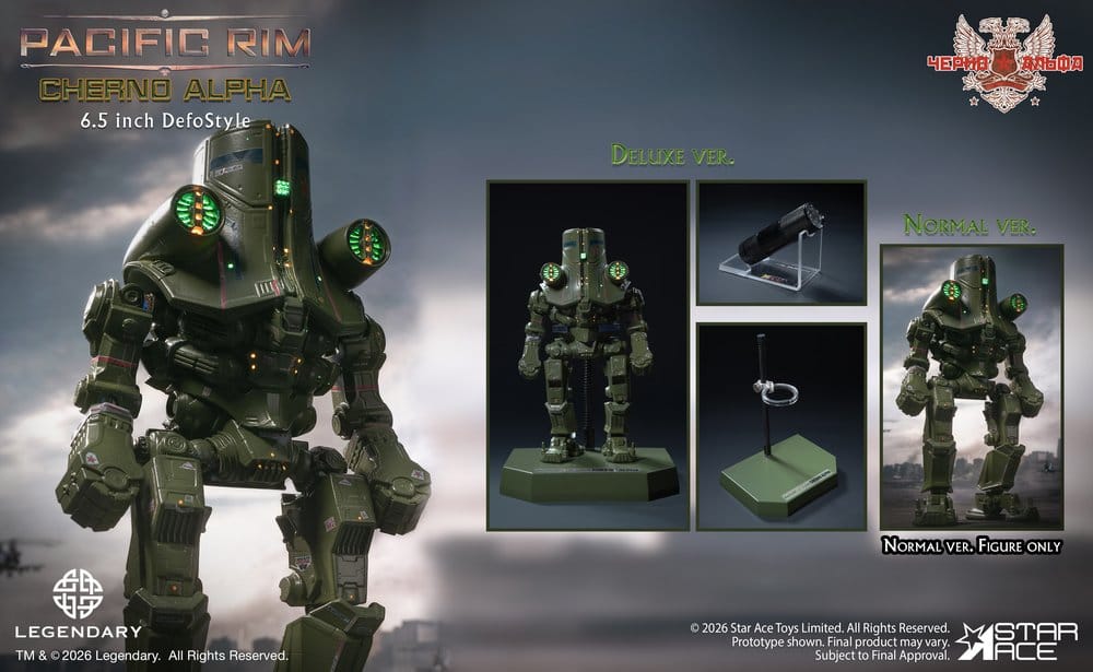 Pacific Rim DefoStyle Figura Cherno Alpha DX 17 cm