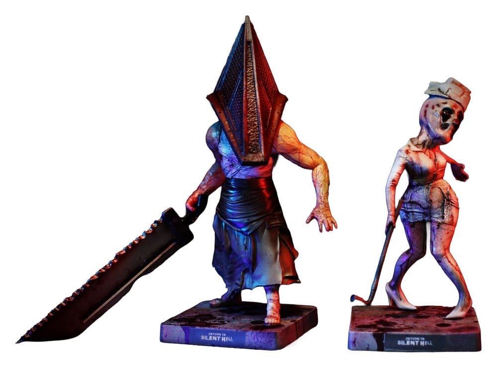 Return to Silent Hill (2026) DefoStyle pack de 2 Figuras Pyramid Head 20 cm & Bubble Head Nurse 17 cm Frikytopia