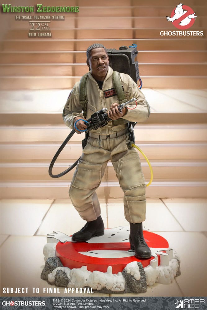 Ghostbusters Estatua a 1/8 Winston Zeddemore 22 cm