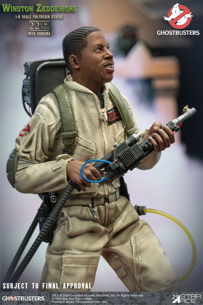 Ghostbusters Estatua a 1/8 Winston Zeddemore 22 cm