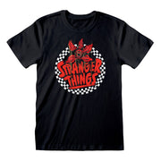 Stranger Things Camiseta Checkered Circle talla L