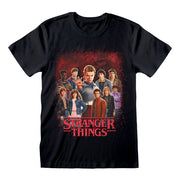 Stranger Things Camiseta Group of all Characters talla XL