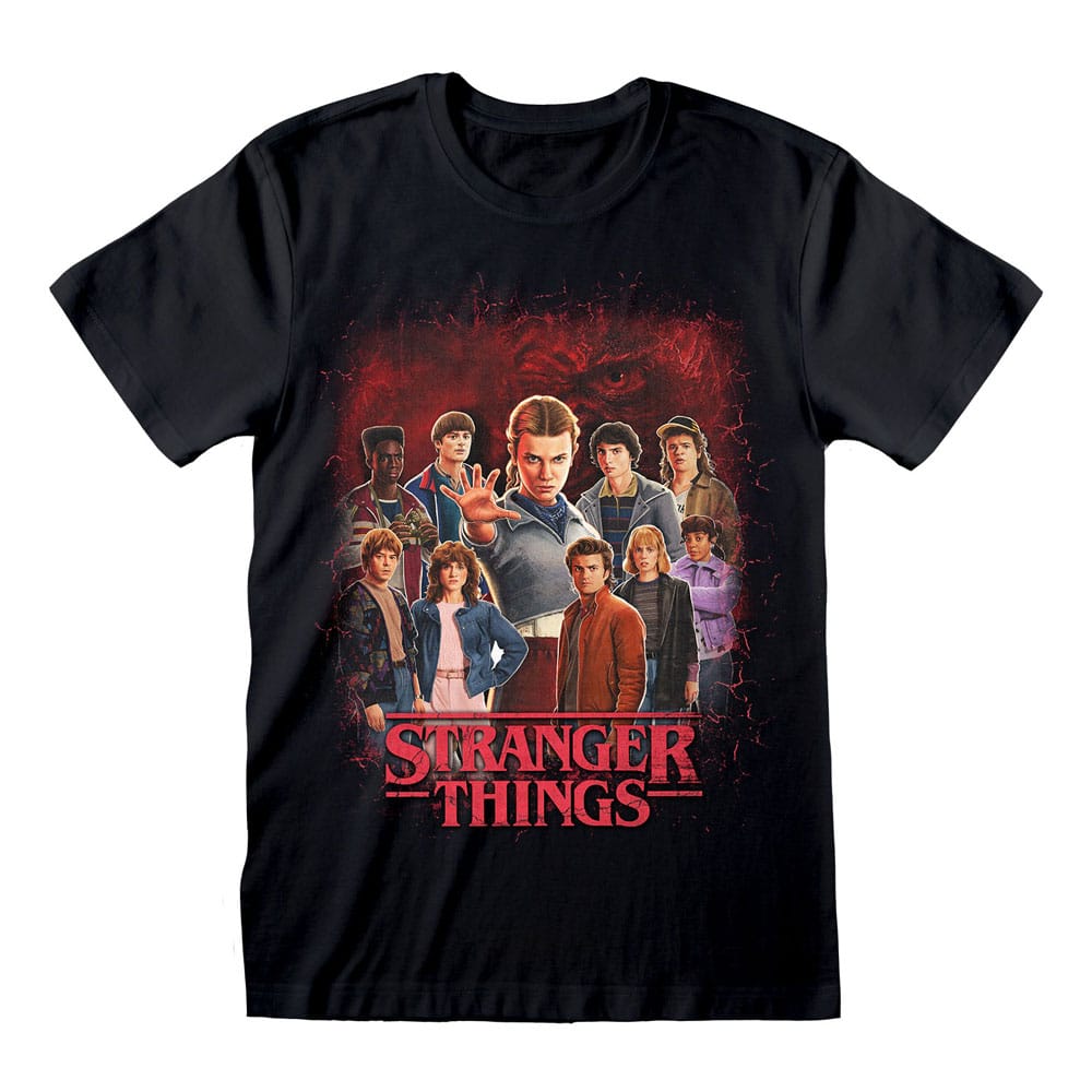 Stranger Things Camiseta Group of all Characters talla S