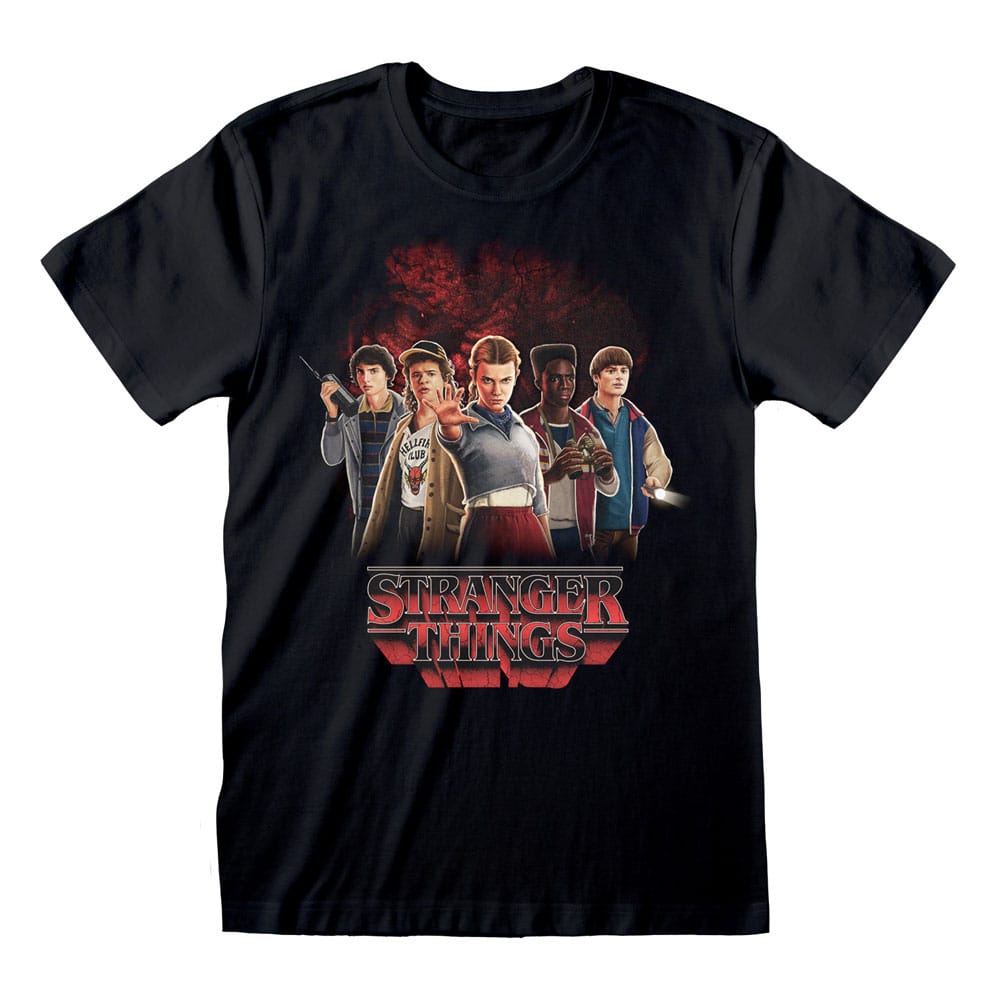 Stranger Things Camiseta Group with Vecna behind talla L Frikytopia