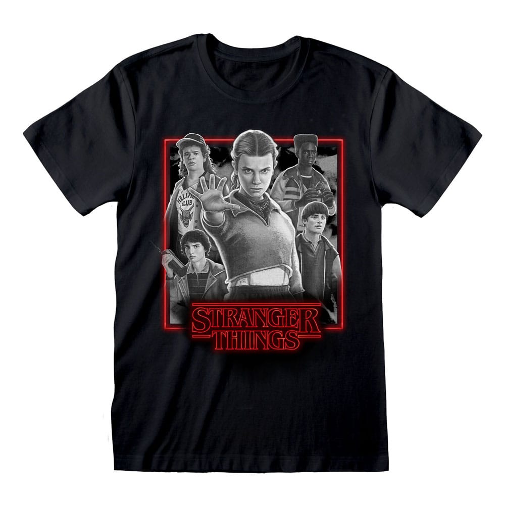 Stranger Things Camiseta Group Artwork One Last Strange Adventure Colour talla L Frikytopia
