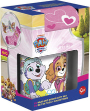 Paw Patrol Juego de taza y calcetines Girl Go Skye