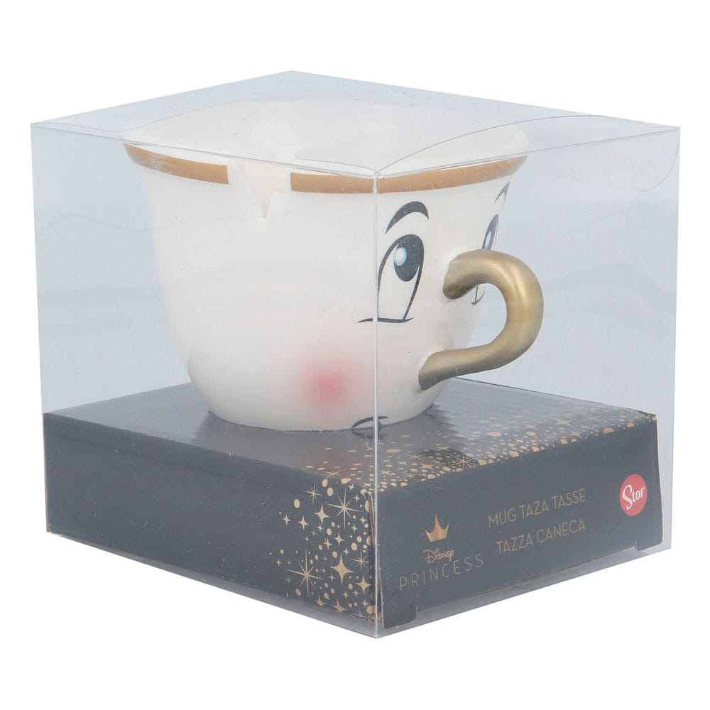 La bella y la bestia Taza 3D Chip 170 ml