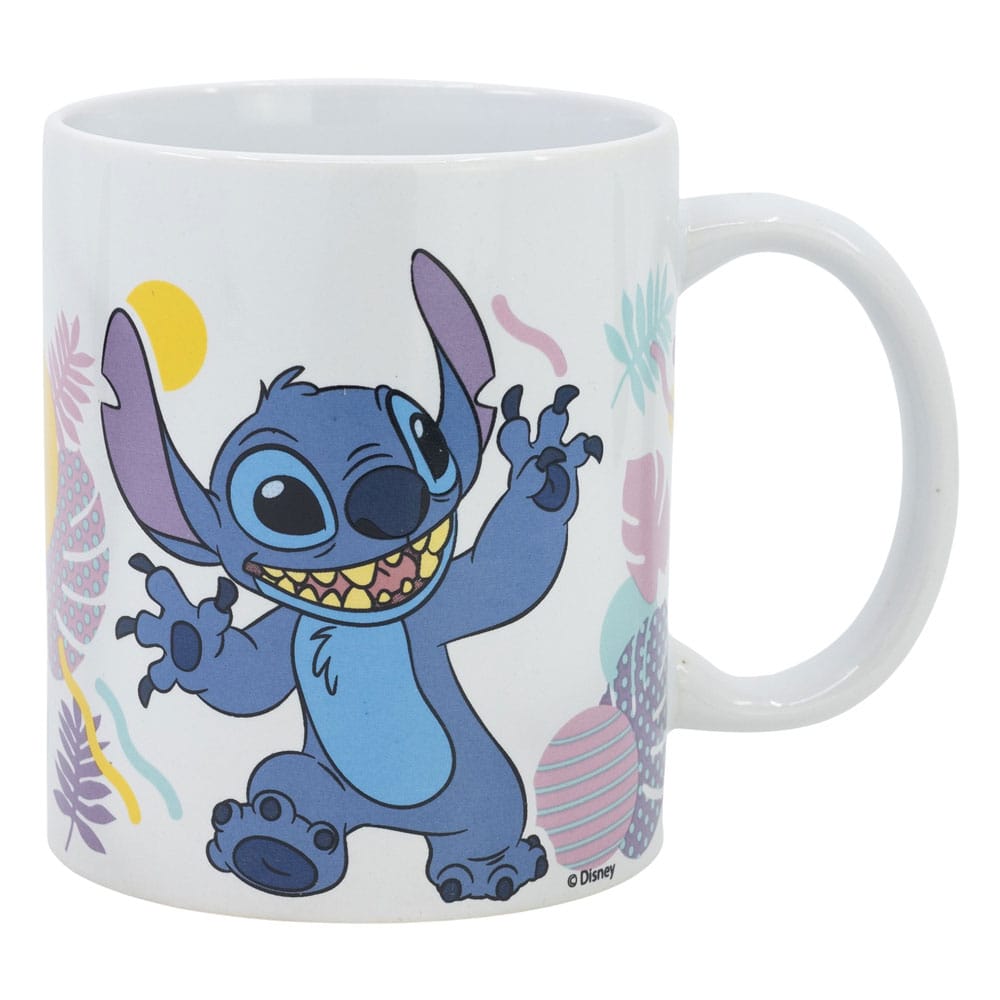Lilo & Stitch Taza Hawaian Flower 325 ml Frikytopia