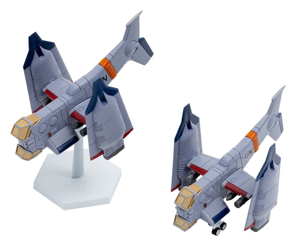 Rebuild of Evangelion Maqueta Plastic Model Kit SYUTO Tiny Scale UNAF Close Air Support VTOL Aircraft YAGR-3B 5 cm Frikytopia