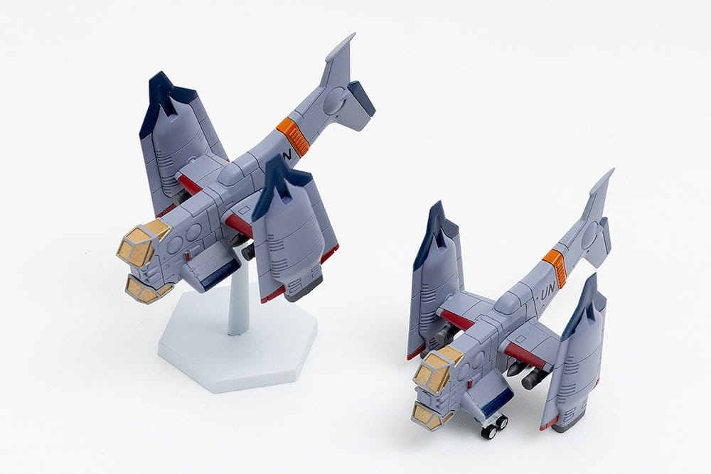 Rebuild of Evangelion Maqueta Plastic Model Kit SYUTO Tiny Scale UNAF Close Air Support VTOL Aircraft YAGR-3B 5 cm