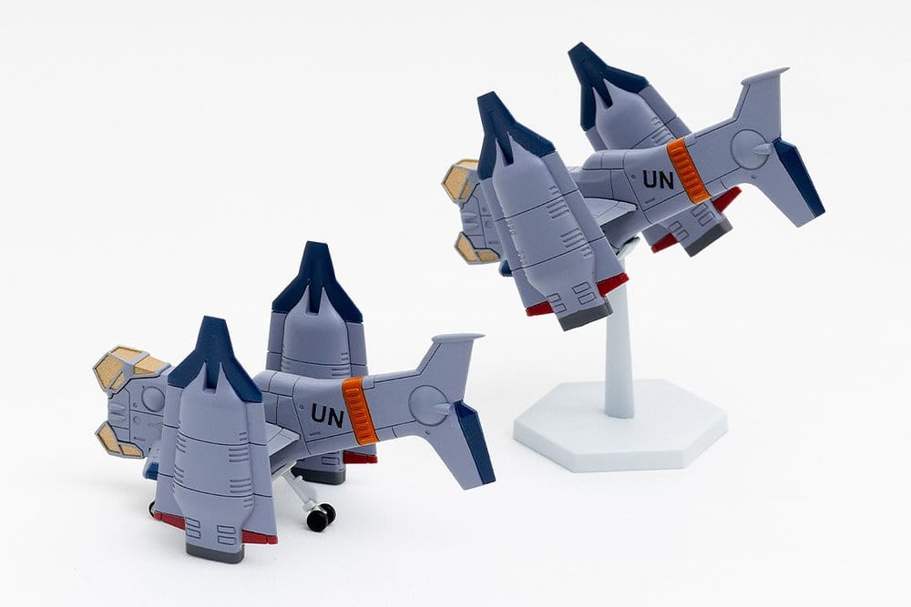 Rebuild of Evangelion Maqueta Plastic Model Kit SYUTO Tiny Scale UNAF Close Air Support VTOL Aircraft YAGR-3B 5 cm