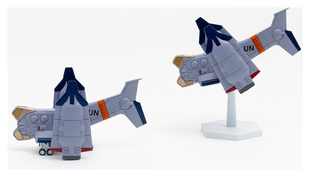 Rebuild of Evangelion Maqueta Plastic Model Kit SYUTO Tiny Scale UNAF Close Air Support VTOL Aircraft YAGR-3B 5 cm
