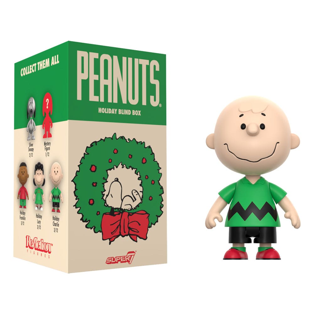 Peanuts Figuras Figuras ReAction Wave 08 Holiday 10 cm Cajas Sorpresas Expositor (12)