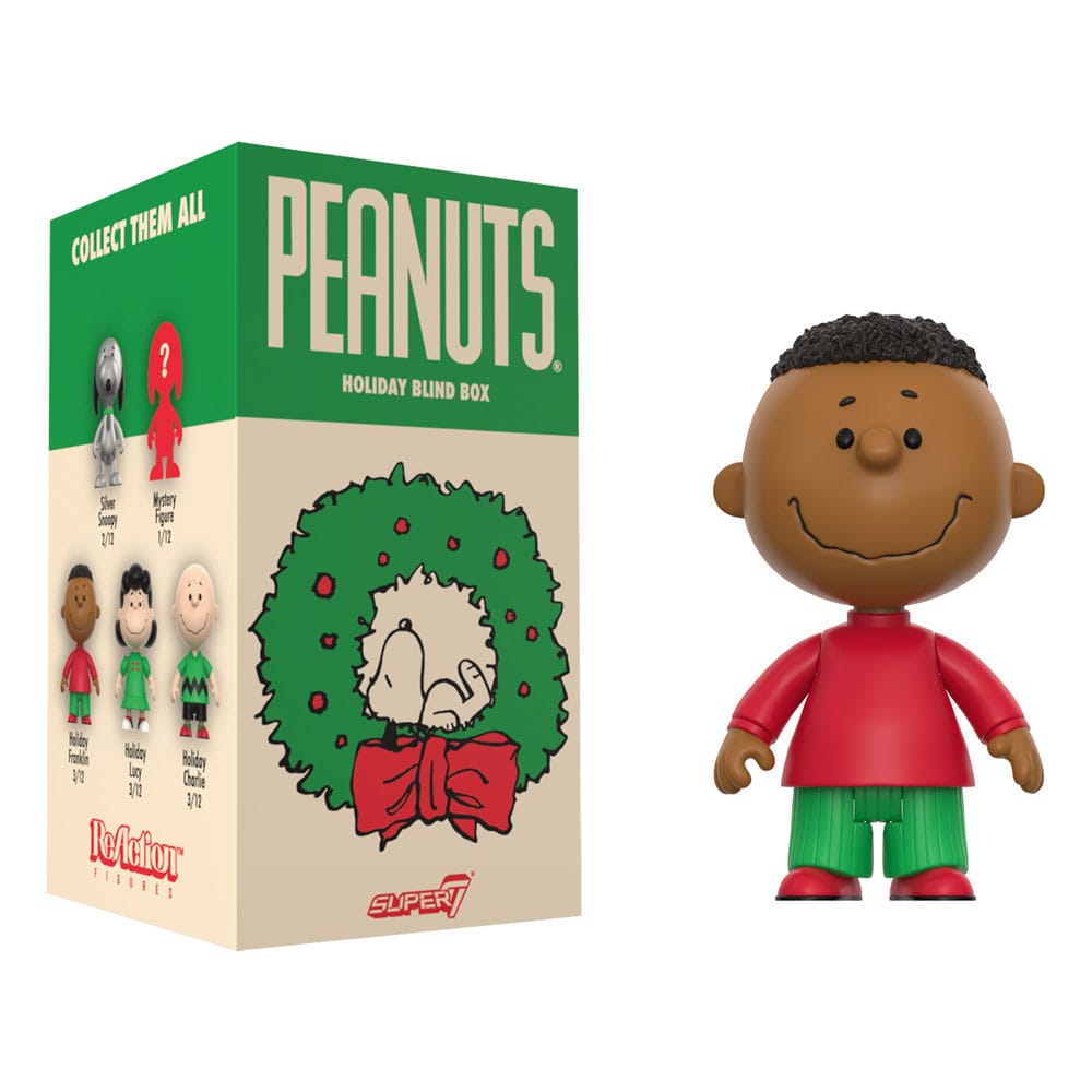 Peanuts Figuras Figuras ReAction Wave 08 Holiday 10 cm Cajas Sorpresas Expositor (12)