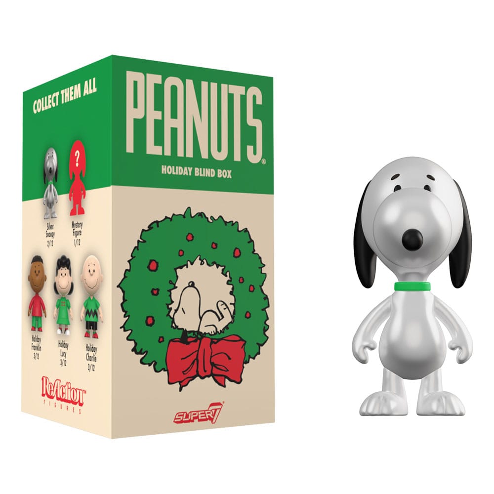 Peanuts Figuras Figuras ReAction Wave 08 Holiday 10 cm Cajas Sorpresas Expositor (12)