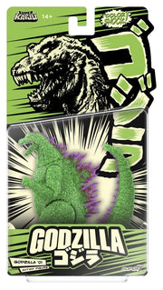 Godzilla Toho Super Kaiju Figura Godzilla 2001 (Color Shock, Clear Green Glitter with Metallic)