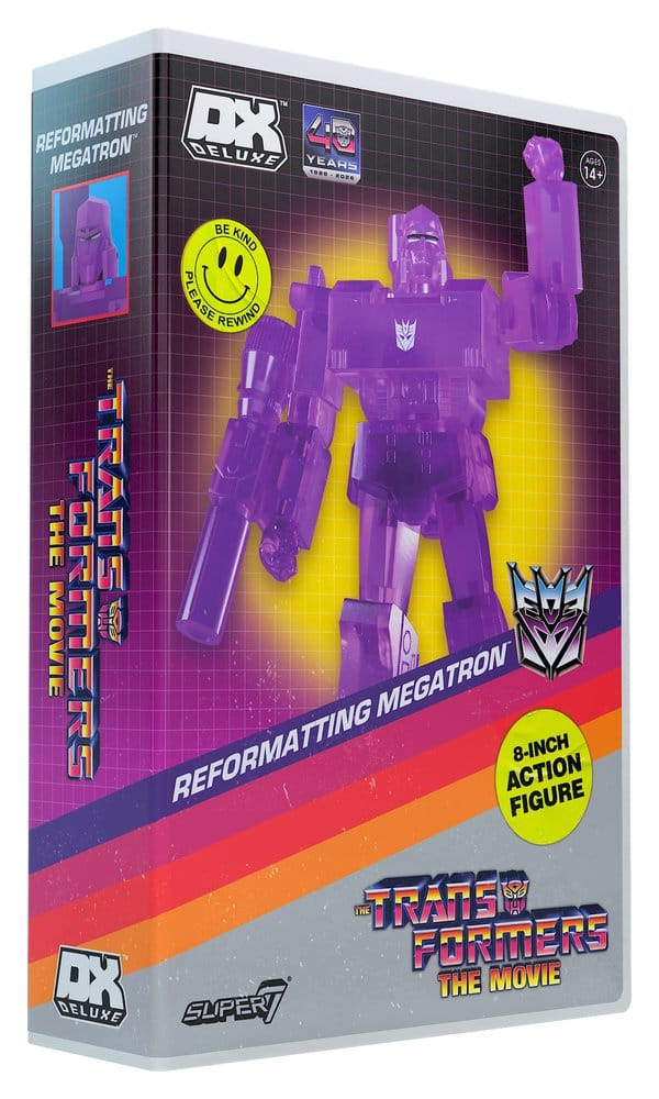 Transformers Deluxe Figura Wave 02 Reformatting Megatron (VHS, The Movie)