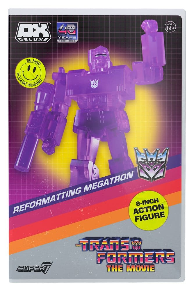 Transformers Deluxe Figura Wave 02 Reformatting Megatron (VHS, The Movie)