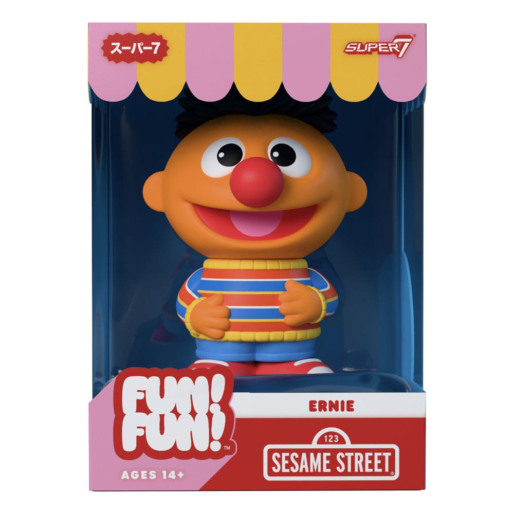 Sesame Street Figura Soft Vinyl FUN! FUN! Wave 02 Ernie 13 cm